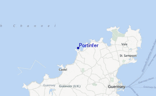 Portinfer location map