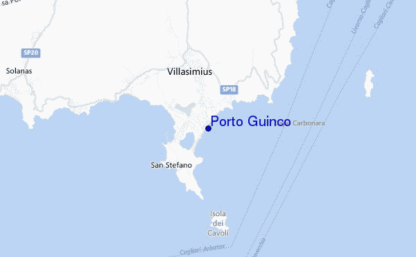 Porto Guinco location map