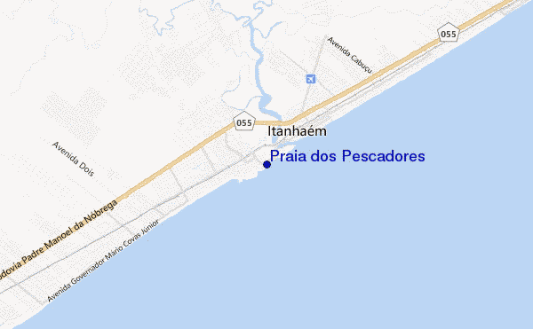 Praia dos Pescadores location map