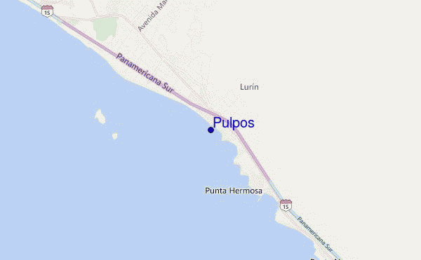Pulpos location map