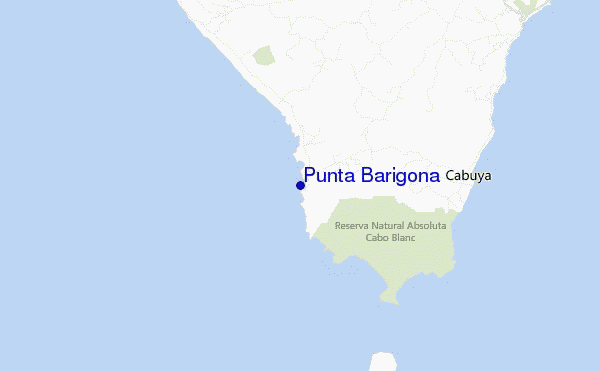 Punta Barigona location map