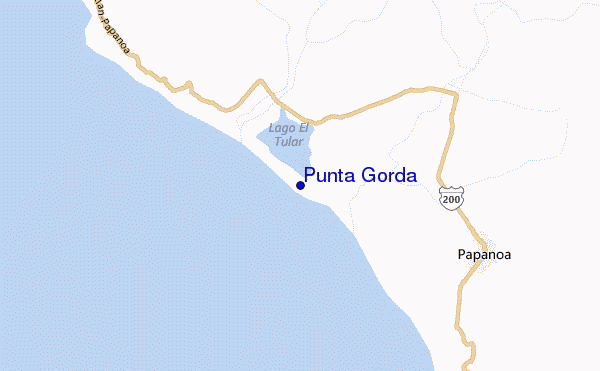 Punta Gorda location map
