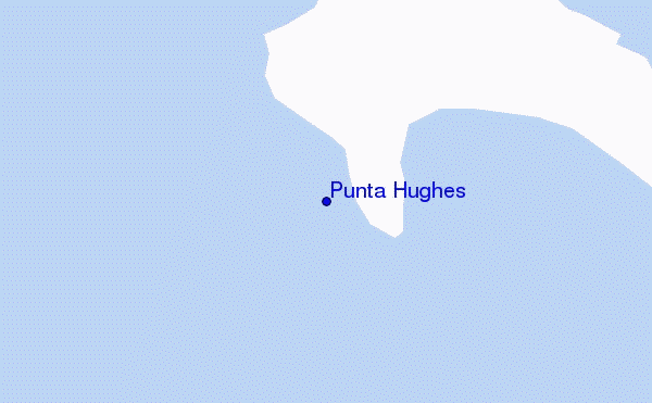 Punta Hughes location map