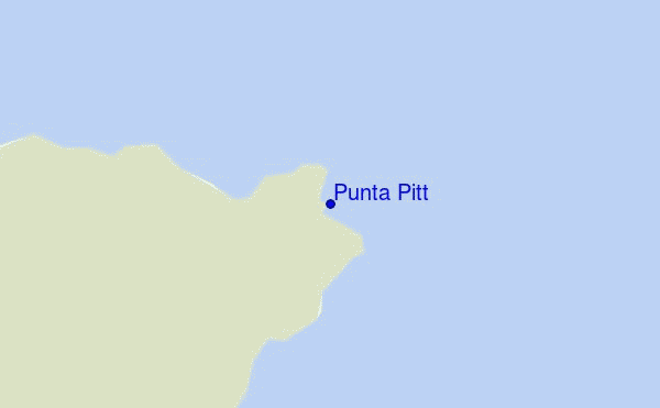 Punta Pitt location map