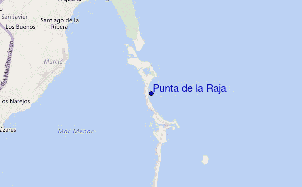 Punta de la Raja location map