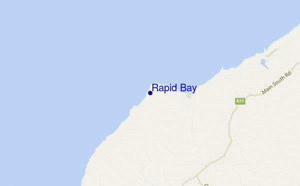 Rapid Bay location map
