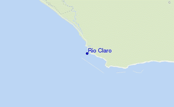 Rio Claro location map