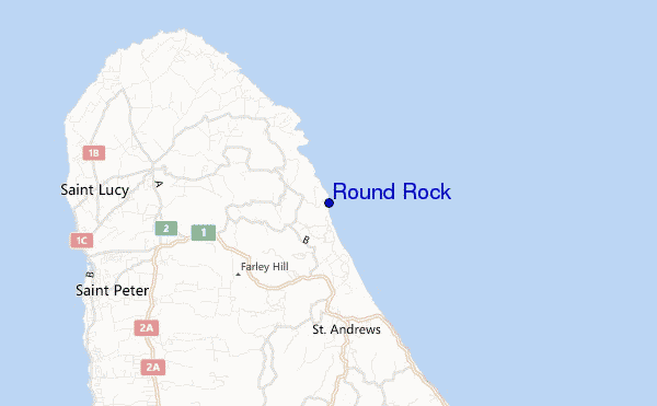 Round Rock location map