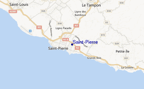 Saint-Pierre location map