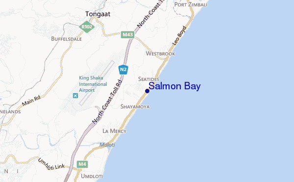 Salmon Bay location map