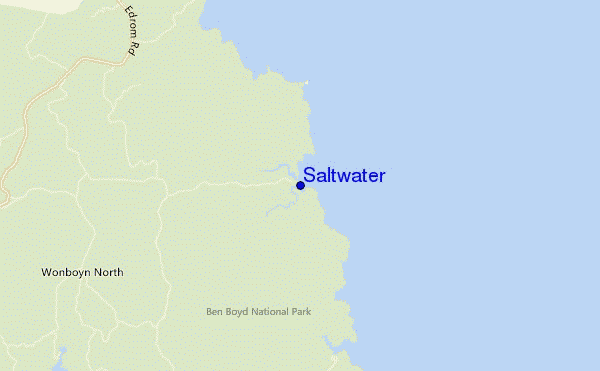 Saltwater location map