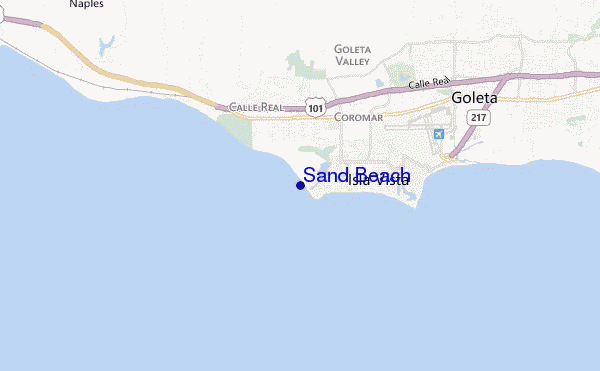 Sand Beach location map