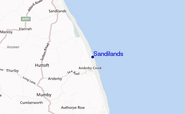 Sandilands location map