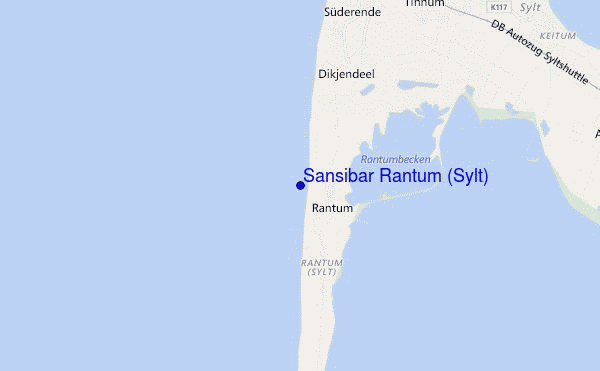 Sansibar Rantum (Sylt) location map