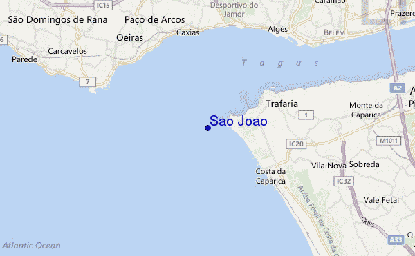 Sao Joao location map
