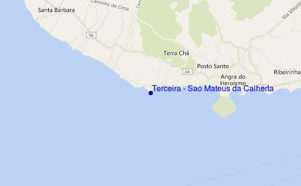 Terceira - Sao Mateus da Calherta location map