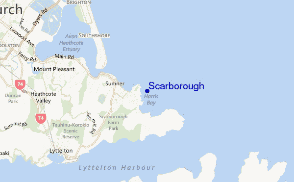 Scarborough location map