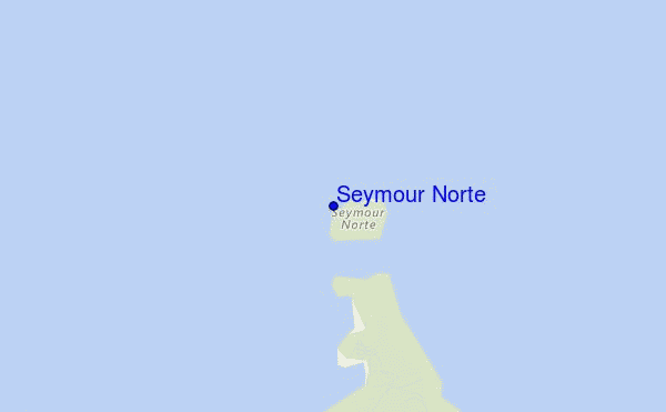Seymour Norte location map