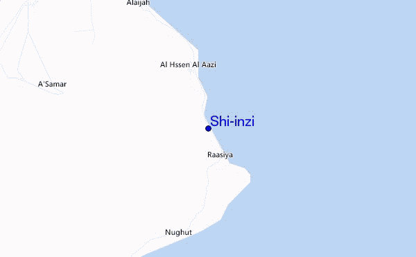 Shi-inzi location map