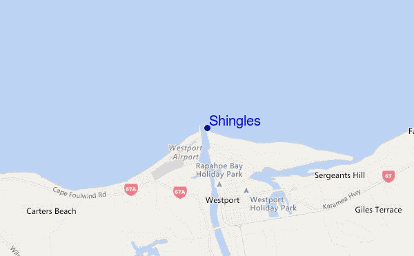 Shingles location map