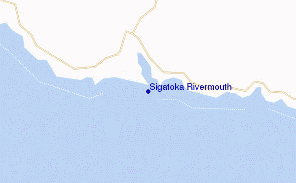 Sigatoka Rivermouth location map
