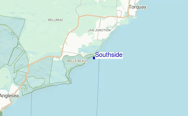 Southside location map