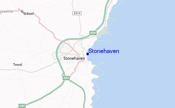 Stonehaven location map