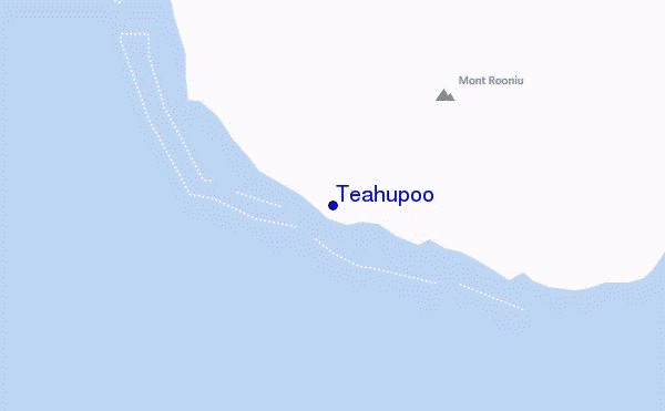Teahupoo location map