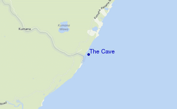 The Cave location map