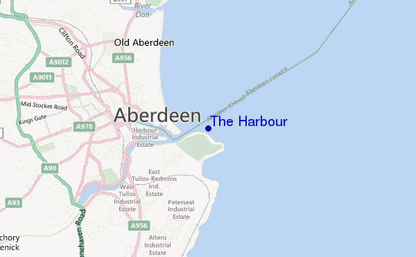 The Harbour location map