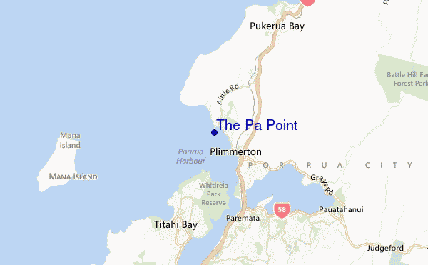 The Pa Point location map