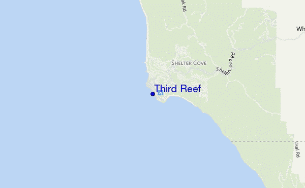 Third Reef location map