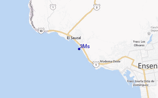 3Ms location map