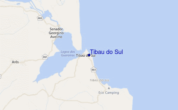 Tibau do Sul location map