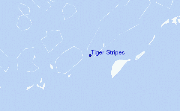 Tiger Stripes location map