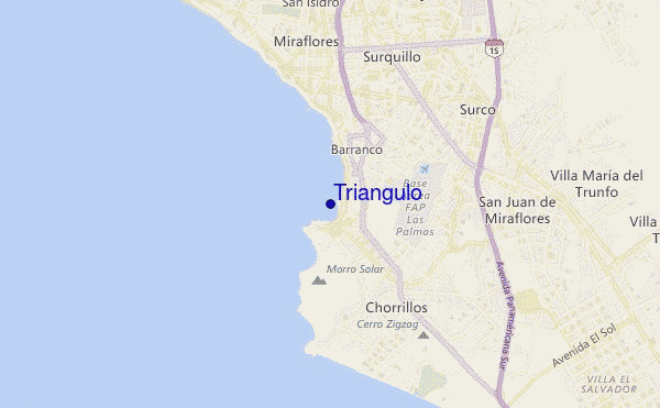 Triangulo location map