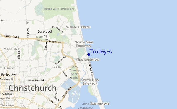 Trolley's location map