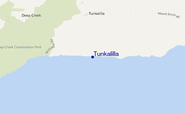 Tunkalilla location map