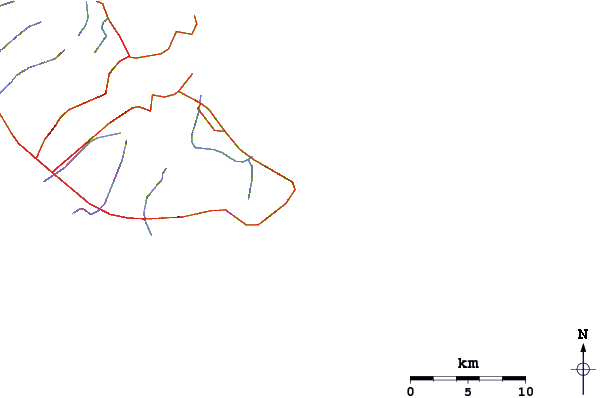 Strade e fiumi intorno ADs/Doubles