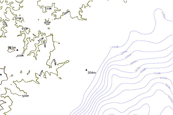 shoreline intorno Acque-Calde (Savona)