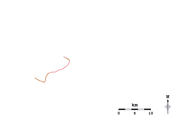 Strade e fiumi intorno Alofau Gas Station