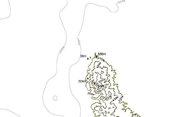 shoreline intorno Anse Bertrand