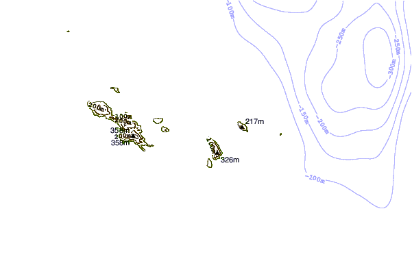 shoreline intorno Anse Severe