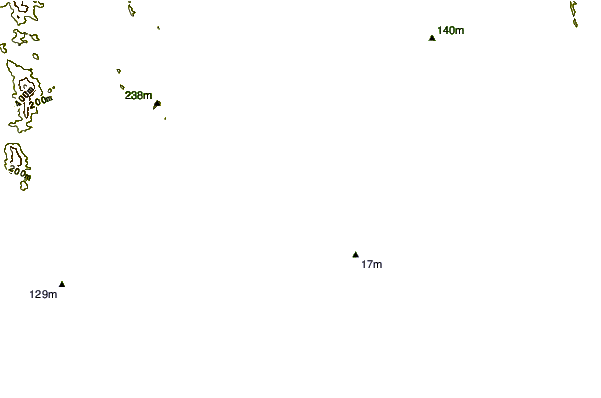 shoreline intorno Aho Kahi Harbor Entrance