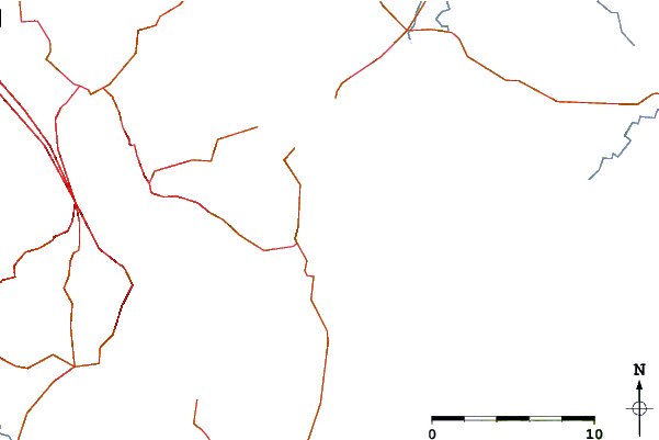 Strade e fiumi intorno Bambra Reef