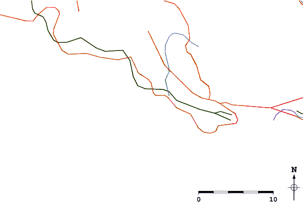 Strade e fiumi intorno Bandol - Les Nervis