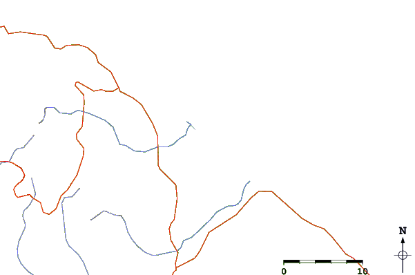 Strade e fiumi intorno Bloke 14