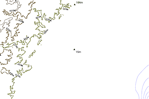 shoreline intorno Bog Bay