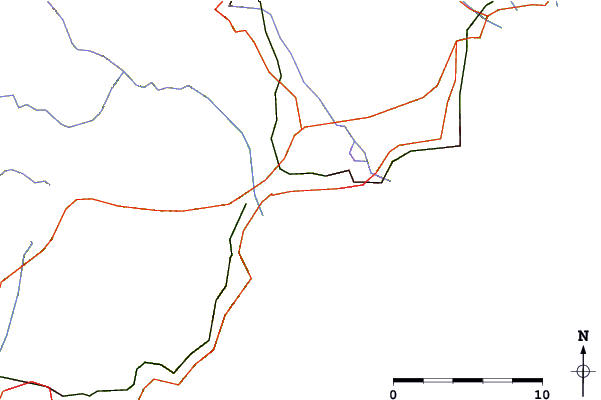 Strade e fiumi intorno Mandelieu l'Aerospatiale
