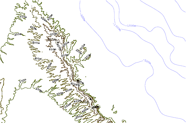 shoreline intorno Chinamans Hat/Mokolii